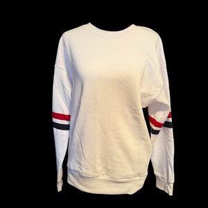 Esstive Athletic Apparel Ultra Soft Fleece White Sweatshirt-Size Small-NWT